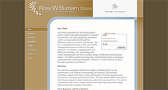 Desktop Screenshot of burnam-cpa.com